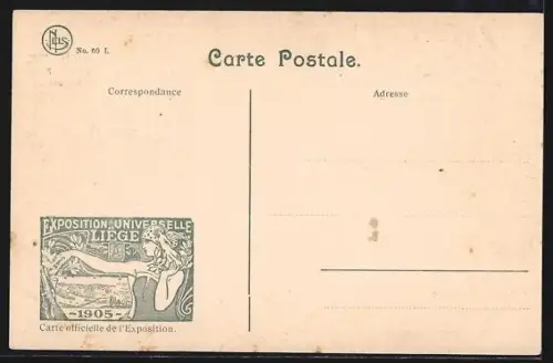 AK Liége, Exposition Universelle 1905, Interieur du Pavillon du Canada