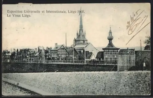 AK Liége, Exposition Universelle 1905, Le Vieux Liège