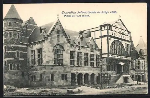 AK Liége, Exposition Internationale 1905, Palais de l`Art ancien
