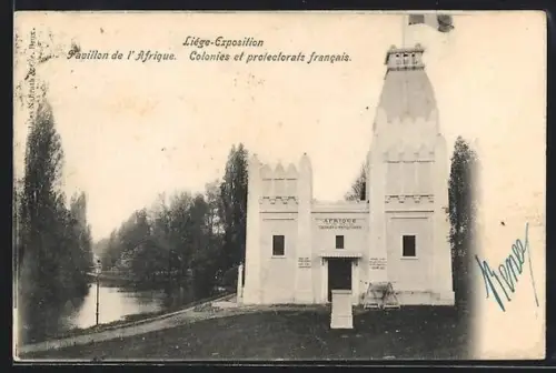 AK Liége, Exposition, Pavillon de l`Afrique
