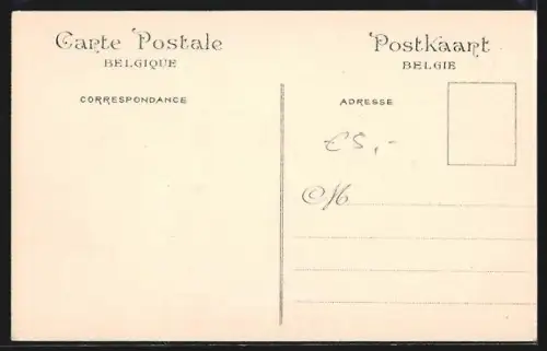 AK Bruxelles, Exposition Universelle 1910, Le Chien Vert et Entrée principale de Bruxelles Kermesse
