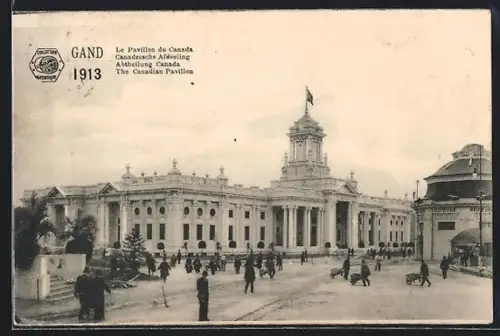 AK Gent, Genter Welt-Ausstellung 1913, Ausstellungshallen der canadischen Abteilung