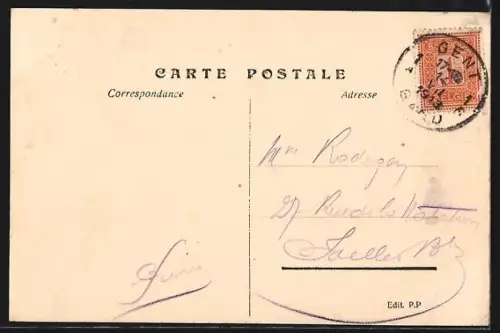 AK Gand, Exposition 1913, Village Sénégalais