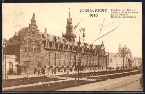 AK Gand, Exposition 1913, Pavillon de la Hollande