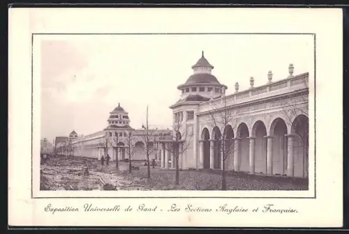 AK Gand, Exposition Universelle 1913, Les Sections Anglaise et Francaise