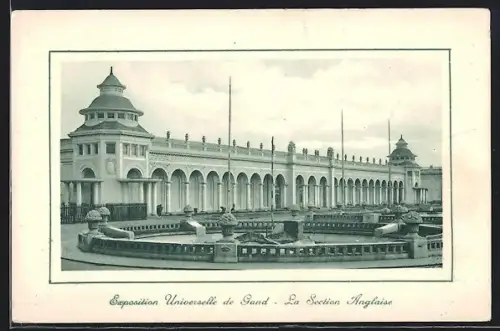 AK Gand, Exposition Universelle 1913, La Section Anglaise