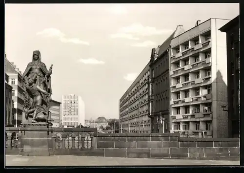 AK Berlin, Friedrichsgracht mit Gertraudebrücke