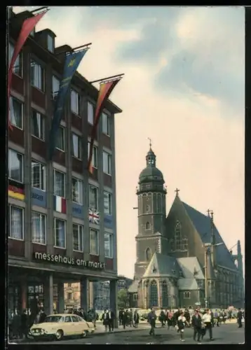 AK Leipzig, Messehaus am Markt und Thomas-Kirche