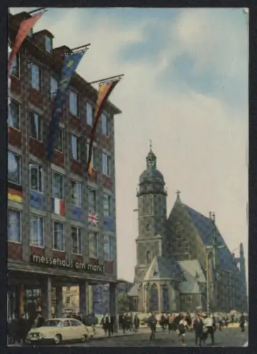 AK Leipzig, Messehaus am Markt und Thomas-Kirche