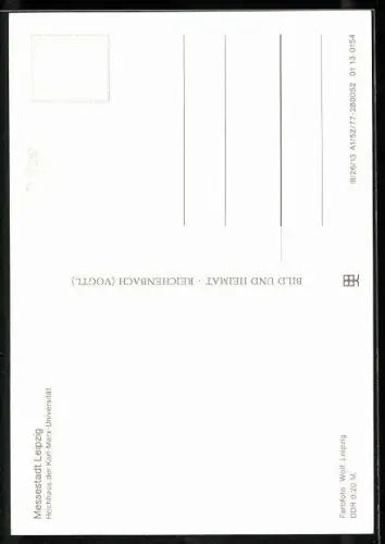 AK Leipzig, Hochhaus der Karl-Marx-Universität