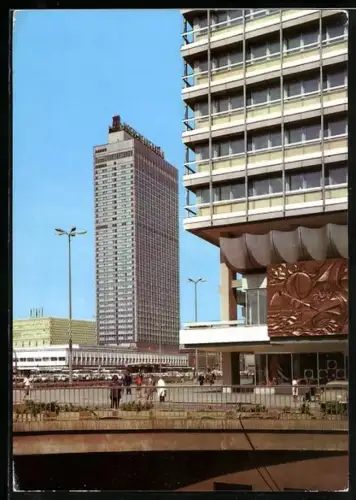 AK Berlin, Interhotel Stadt Berlin, Aussenansicht
