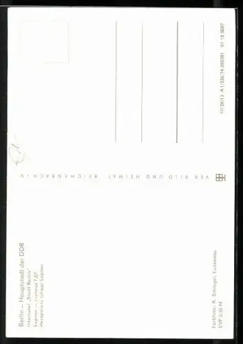 AK Berlin, Interhotel Stadt Berlin, Aussenansicht