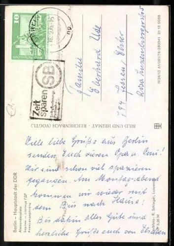 AK Berlin, Blick auf den Alexanderplatz