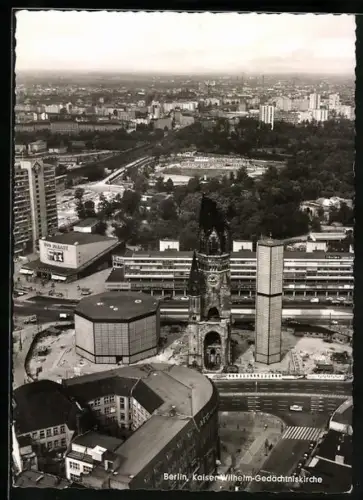 AK Berlin, Alte und Neue Kaiser Wilhelm-Gedächtniskirche