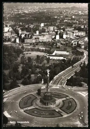 AK Berlin, Kreisverkehr um die Siegessäule