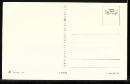 AK Berlin, Blick auf Block C-Süd an der Stalinallee