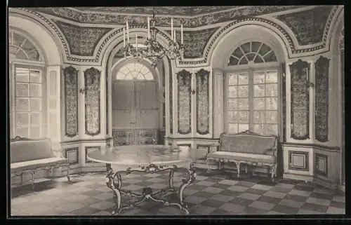 AK München, Königliches Schloss Nymphenburg, Speisesaal in der Pagodenburg