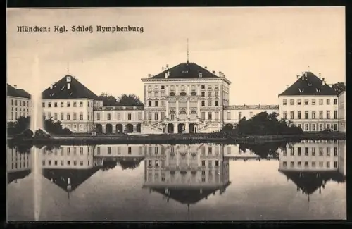AK München, Königliches Schloss Nymphenburg