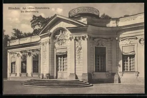 AK München, Königliches Schloss Nymphenburg, Die Amalienburg