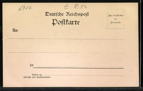 AK Heidelberg, Schloss Ruprechtsbau u. Brückenthurm