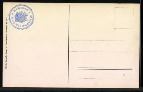 AK Kgl. Schloss Neuschwanstein, Schlafzimmer I