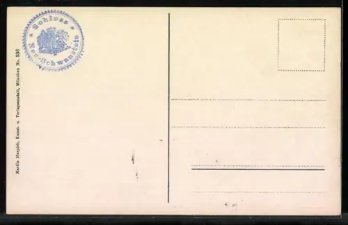 AK Kgl. Schloss Neuschwanstein, Toilettezimmer