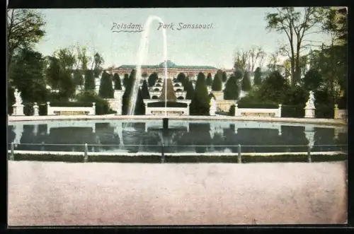 AK Potsdam, Park Sanssouci