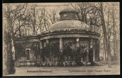 AK Potsdam, Sanssouci, Antikentempel beim Neuen Palais