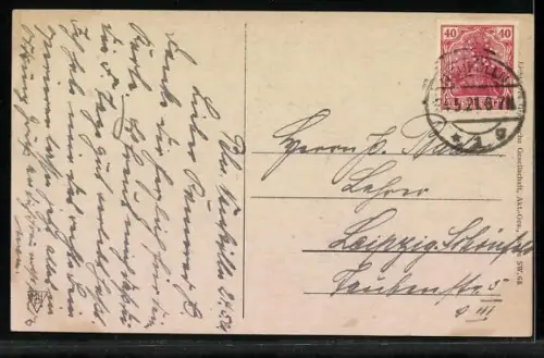 AK Potsdam, Sanssouci, Antikentempel beim Neuen Palais