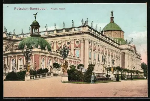 AK Potsdam-Sanssouci, Neues Palais