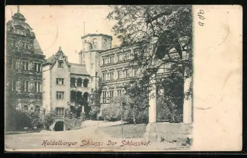 AK Heidelberg, Heidelberger Schloss, Schlosshof