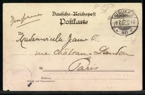 AK Potsdam, Park von Sanssouci mit historischer Mühle