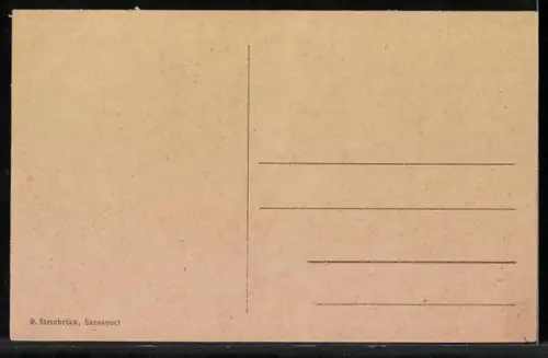 AK Postdam, Schloss Sanssouci, Neues Palais