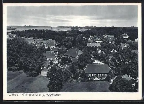 AK Fallingbostel, Gesamtansicht aus der Vogelschau