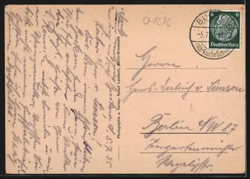 AK Bad Buckow /Märk. Schweiz, Am Grossen Tornow-See