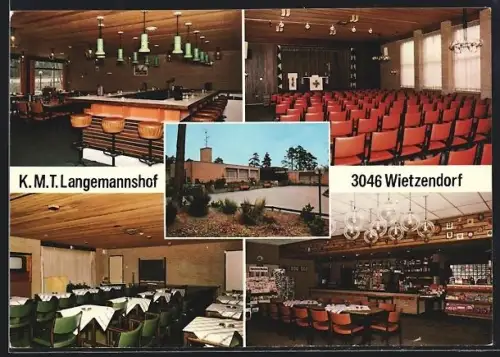 AK Wietzendorf, K.M.T. Langemannshof mit Interieur, Raum für Gottesdienst