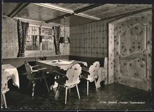 AK Thalkirchdorf im Allgäu, Gasthof-Pension Traube, Interieur, Inh. Georg Schädler