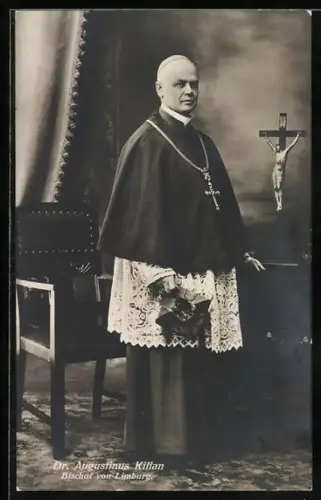 Foto-AK Dr. Augustinus Kilian, Bischof von Limburg