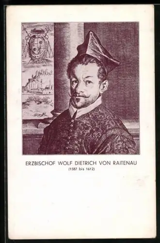 AK Erzbischof Wolf Dietrich von Raitenau