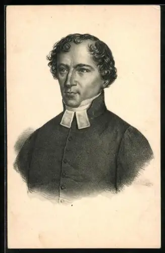 Künstler-AK Jan Kollar, basnik a hlasatel slovanske vzajemnosti, Portrait des Dichters