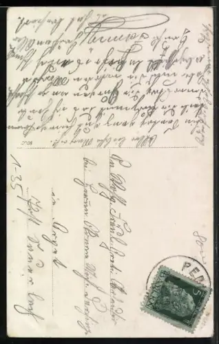 AK Unterhaching, Primiz des H. H. Otto Sturm 1912, Porträt