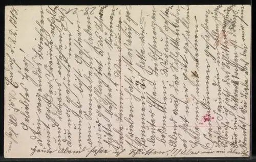 AK Rotkäppchen und der Wolf