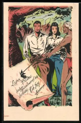 AK Tous les jeudis dans Vaillant, Lynx Blanc, Comic