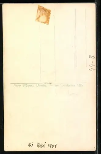 Foto-AK Süsses Kleinkind mit einem Teddy