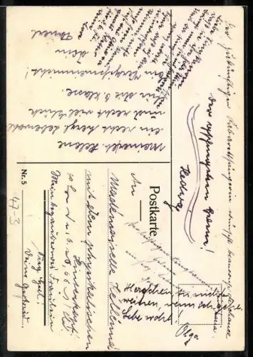 AK Junge Frau vor Sonne in den Bergen, Absolvia 1935