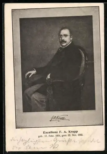 AK Excellenz F. A. Krupp, 1854-1902