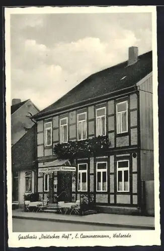 AK Walsrode, Gasthaus Deutscher Hof E. Cammermann