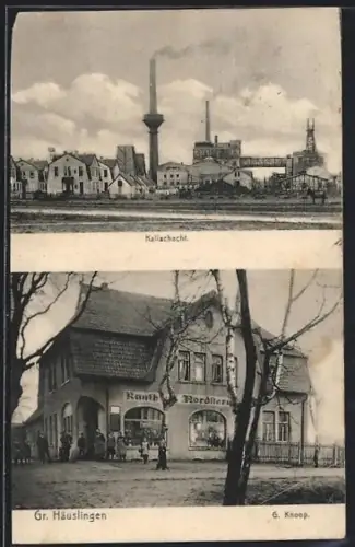 AK Gr. Häuslingen, Kaufhaus Nordstern, Kalischacht, Salzbergwerk