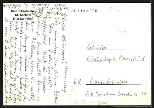 AK Trier-Mariahof, Katholische Pfarrkirche St. Michael