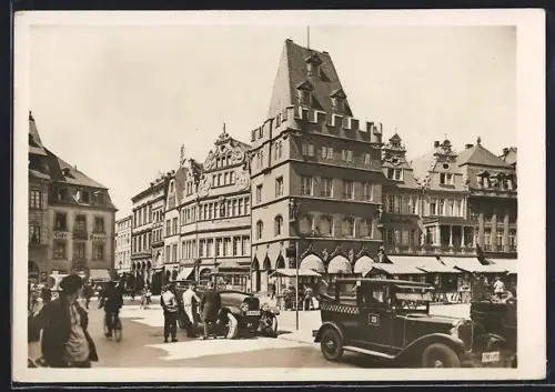 AK Trier, Hauptmarkt mit Steipe